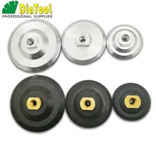 DIATOOL Back pad for diamond polishing pads Diameter 3"/4"/5" Rubber or Aluminum based with 5/8-11 thread Backing Holder
DIATOOL Back pad for diamond polishing pads Diameter 3"/4"/5" Rubber or Aluminum based with 5/8-11 thread Backing Holder