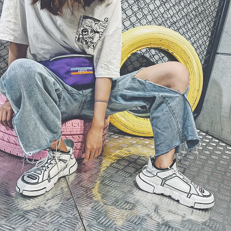 Couples Shoes 2019 Summer New INS Harajuku Breathable Platform Ladies Casual Sneakers High Quality Comfortable Leisure Footwear
Couples Shoes 2019 Summer New INS Harajuku Breathable Platform Ladies Casual Sneakers High Quality Comfortable Leisure Footwear