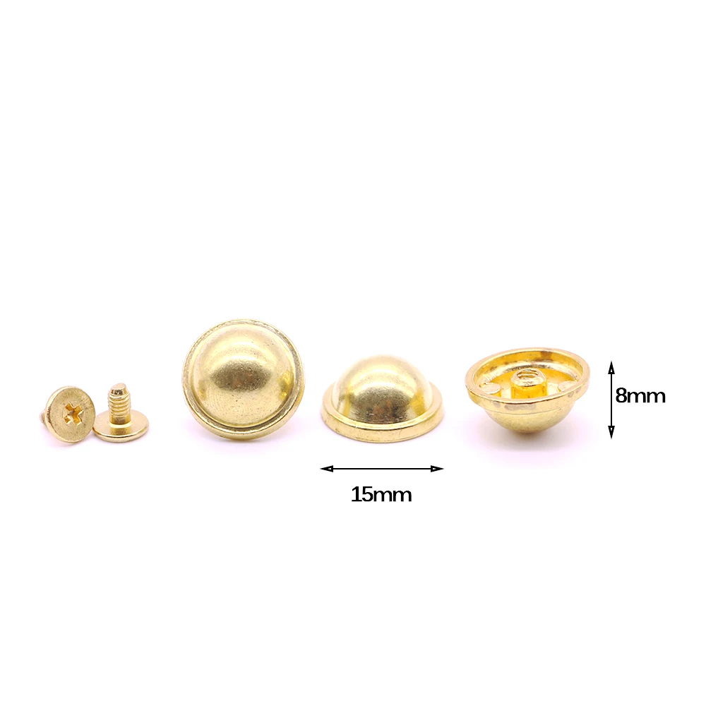 New 10sets/pack 15mm (Diameter), 7mm (Height) 2 Colors dome studs diy handmade screw spikes B-18
New 10sets/pack 15mm (Diameter), 7mm (Height) 2 Colors dome studs diy handmade screw spikes B-18