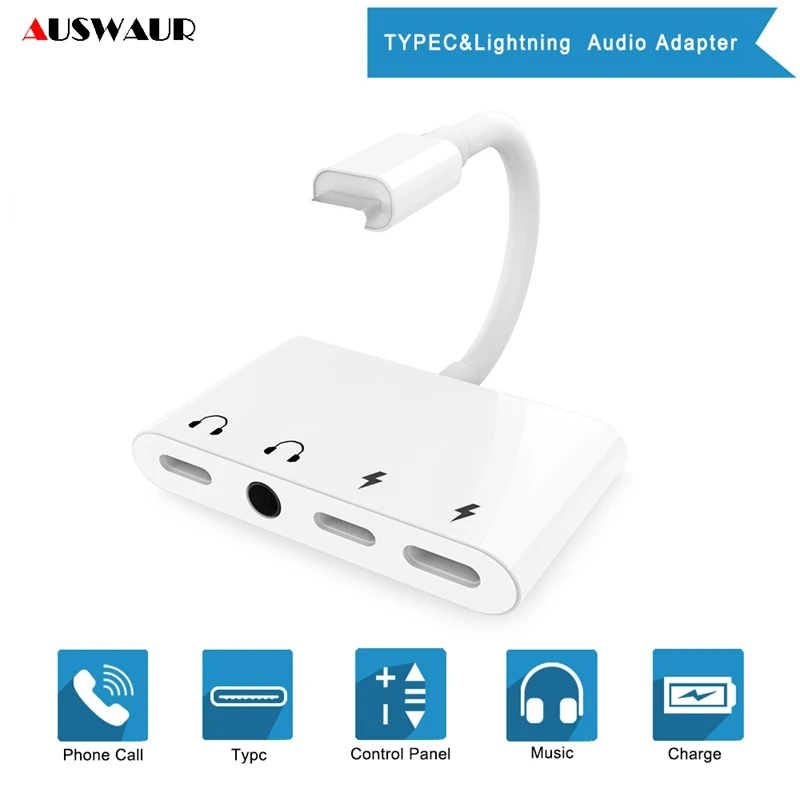 3.5MM Jack Aux Audio Charger Adapter for iPhone to Type-C Charger Audio Adapter for iPhone 7 8 Plus X XR XS MAX iPod iPad
3.5MM Jack Aux Audio Charger Adapter for iPhone to Type-C Charger Audio Adapter for iPhone 7 8 Plus X XR XS MAX iPod iPad