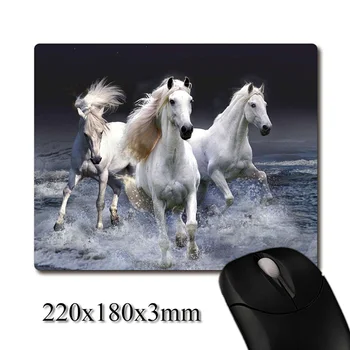 Three horses on the oncoming stepping on the waves printed Heavy weaving anti-slip rubber office mouse pad Coaster Party favor 
Three horses on the oncoming stepping on the waves printed Heavy weaving anti-slip rubber office mouse pad Coaster Party favor