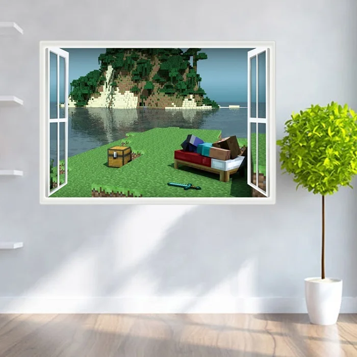 Minecraft 3D Stickers Wallpapers Kids Room Decals My World Creeper Home Decoration Anime Action Figure Toys for Kids Room
Minecraft 3D Stickers Wallpapers Kids Room Decals My World Creeper Home Decoration Anime Action Figure Toys for Kids Room