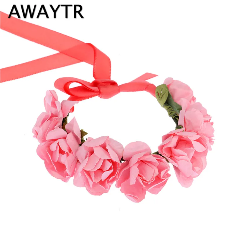 Wholesale Boho Ladies Paper Flower Festival Wedding Garland Wristband Bracelet Bride Wedding Accessories Flower Hair Ribbons
Wholesale Boho Ladies Paper Flower Festival Wedding Garland Wristband Bracelet Bride Wedding Accessories Flower Hair Ribbons