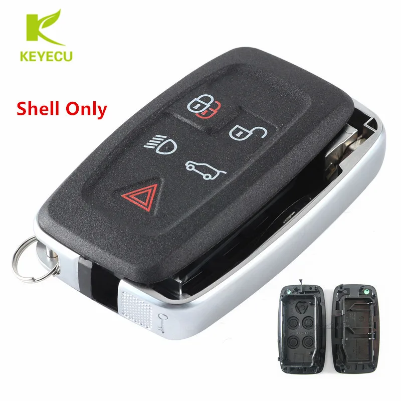 KEYECU Replacement New Smart Remote Key Shell 5 Button for Land Rover LR4 Range Rover Sport 2010-2015, for Evoque L2 With WORDS
KEYECU Replacement New Smart Remote Key Shell 5 Button for Land Rover LR4 Range Rover Sport 2010-2015, for Evoque L2 With WORDS