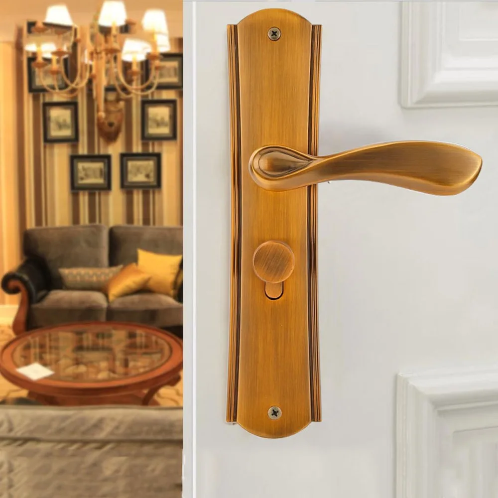 1 Set Vintage Door Lock European Style Retro Indoor mute Bedroom Door Handle Lock Interior Anti-theft Room Safety Door Lock
1 Set Vintage Door Lock European Style Retro Indoor mute Bedroom Door Handle Lock Interior Anti-theft Room Safety Door Lock
