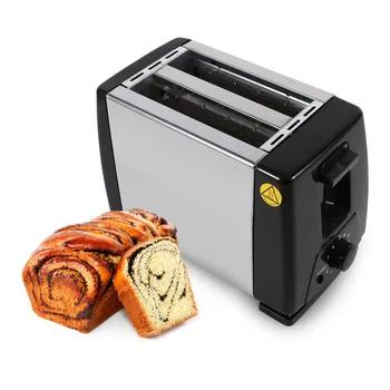 Electric Toaster 2-Slice Toaster Stainless Steel Machine 750W Electric for Breakfast Household Bread Baking Wide-slot Toaster 
Electric Toaster 2-Slice Toaster Stainless Steel Machine 750W Electric for Breakfast Household Bread Baking Wide-slot Toaster