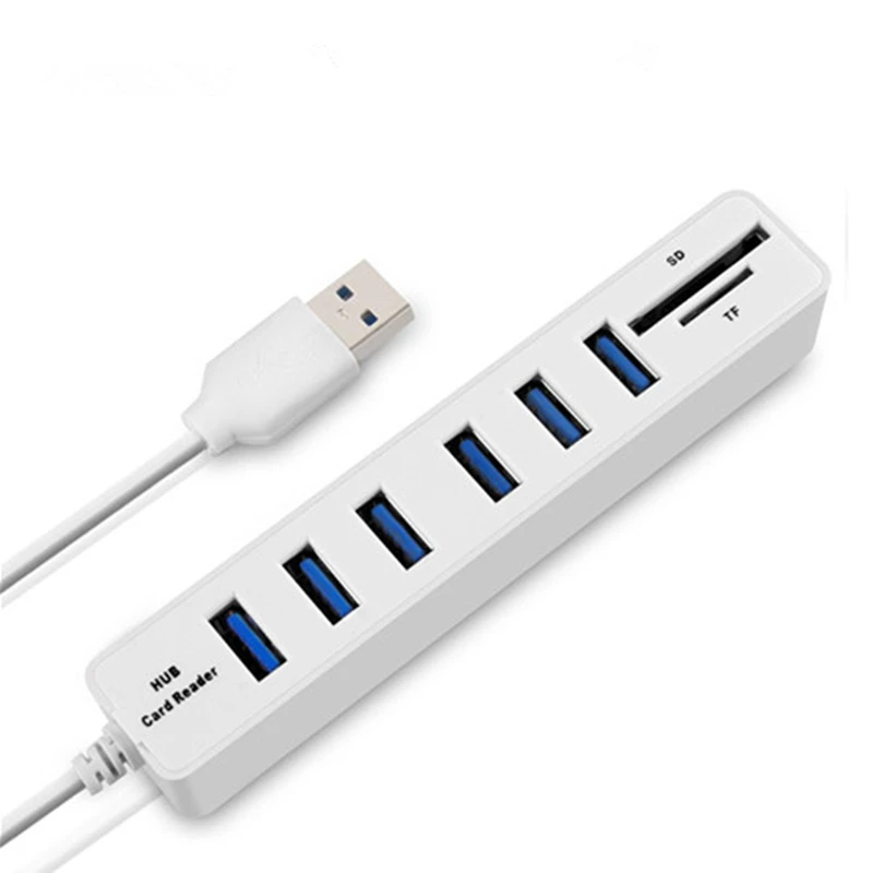KuWfi USB 2.0 Splitter Micro SD/TF Card Reader High Speed Mini USB Hub Adapter Hub Combo USB Ports For PC Laptop
KuWfi USB 2.0 Splitter Micro SD/TF Card Reader High Speed Mini USB Hub Adapter Hub Combo USB Ports For PC Laptop