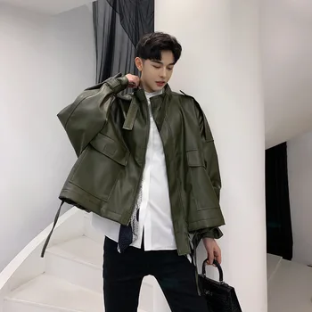 2019 Fashion Wide Edition Casual Men's Leather Jacket Autumn New Trend Stand Collar Motorcycle Leather Jacket Good Quality
2019 Fashion Wide Edition Casual Men's Leather Jacket Autumn New Trend Stand Collar Motorcycle Leather Jacket Good Quality