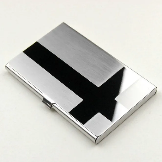 2019 Mini Wallet Card Package Steel Silver Aluminium Business ID Name Credit Case Coverfunda tarjeta credito | Багаж и сумки