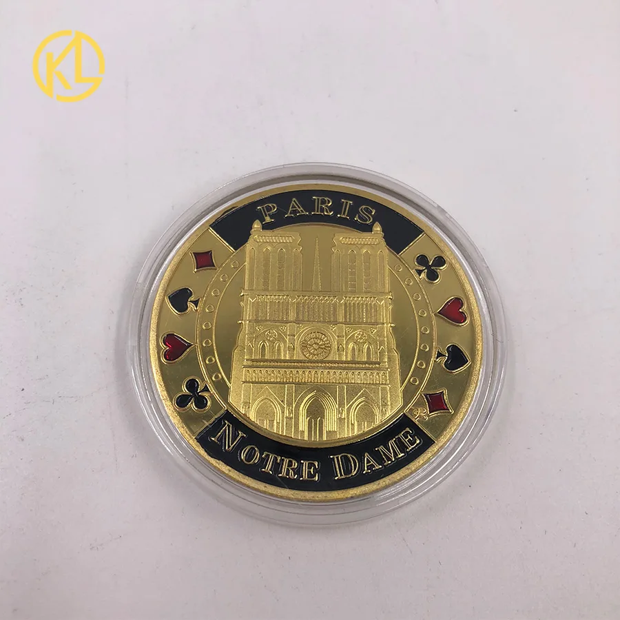 1 pc Notre dame de Paris Metal Coin Quality Wonders of France Commemorative Souvenir Coins for Collection and Business Gifts
1 pc Notre dame de Paris Metal Coin Quality Wonders of France Commemorative Souvenir Coins for Collection and Business Gifts