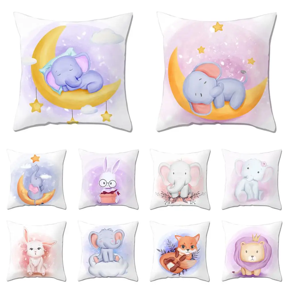 Boniu 45X45cm Cartoon Animals Cushion Covers Elephant Rabbit Home Living Decor Square Pillow Case For Sofa Chair Pillow Cover
Boniu 45X45cm Cartoon Animals Cushion Covers Elephant Rabbit Home Living Decor Square Pillow Case For Sofa Chair Pillow Cover