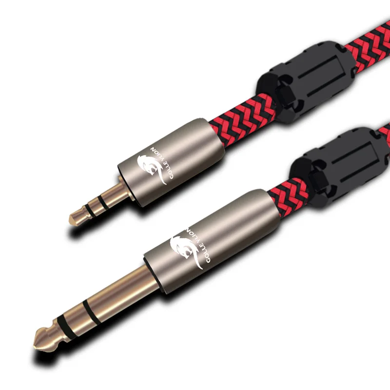 Hifi Stereo Audio Cable 1/8" Mini Jack 3.5mm to 1/4" 6.35mm PC Earphone Mixing Console Cable TRS 6.3 to 3.5 1M 2M 3M 5M 8M
Hifi Stereo Audio Cable 1/8" Mini Jack 3.5mm to 1/4" 6.35mm PC Earphone Mixing Console Cable TRS 6.3 to 3.5 1M 2M 3M 5M 8M