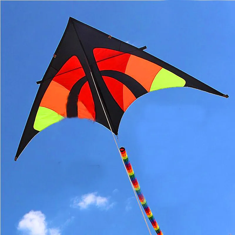 

free shipping high quality 2.8m aura delta kite line winder ripstop nylon fabric kite bar storm umbrella parafoil kite toy eagle