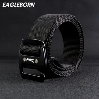 EAGLEBORN Men's 2020 New Brand Unisex Metal Steel Buckle Belt Quality Canvas Elastic Belts Waistband Casual Men
EAGLEBORN Men's 2020 New Brand Unisex Metal Steel Buckle Belt Quality Canvas Elastic Belts Waistband Casual Men