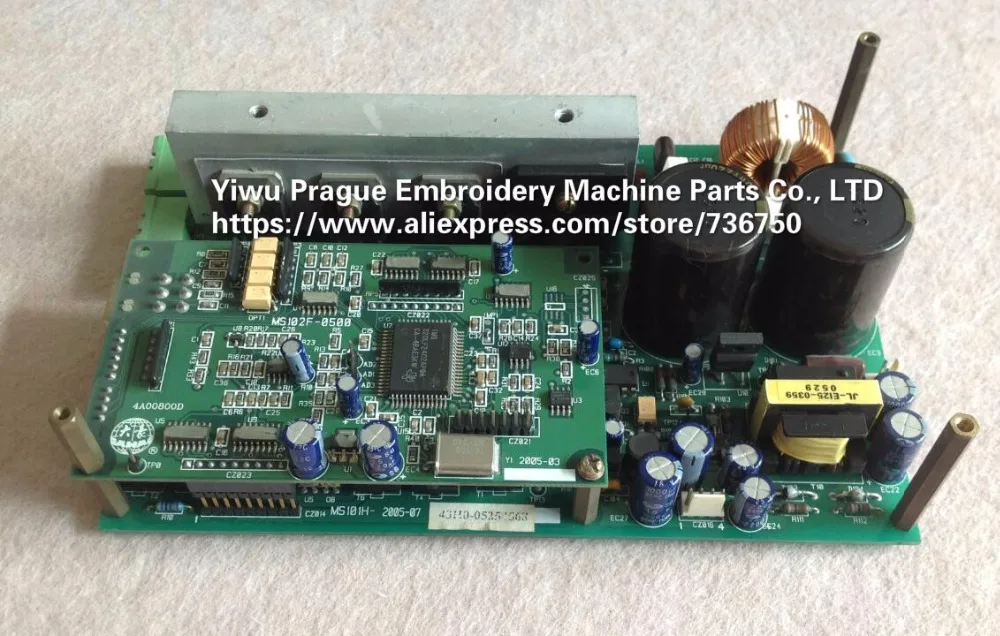 used Genuine Dahao 2 phase microstepping motor driver MS-02 board MS101 card for China Dahao embroidery machine spare parts
used Genuine Dahao 2 phase microstepping motor driver MS-02 board MS101 card for China Dahao embroidery machine spare parts