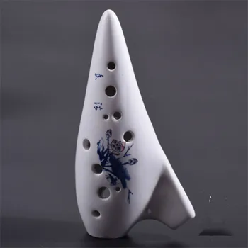 Ocarina Alto C Tone Ceramic 12-hole Submarine Styling Porcelain Flute Glaze Musical Instrument Suitable as a Gift Student Beginn
Ocarina Alto C Tone Ceramic 12-hole Submarine Styling Porcelain Flute Glaze Musical Instrument Suitable as a Gift Student Beginn