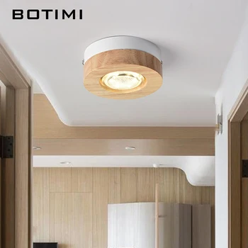 BOTIMI Modern 3W LED Ceiling Lights Round Wooden Small Surface Mounted Corridor Lights Square Wooden Kitchen Ceiling Lamp
BOTIMI Modern 3W LED Ceiling Lights Round Wooden Small Surface Mounted Corridor Lights Square Wooden Kitchen Ceiling Lamp