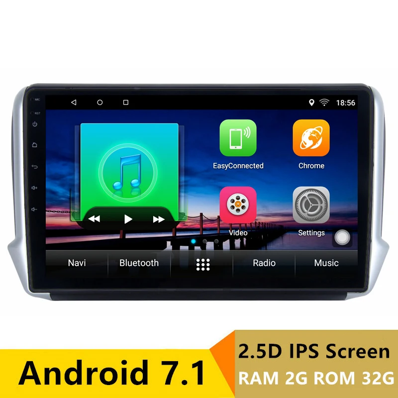 10" 2+32G 2.5D IPS Android 7.1 Car DVD Multimedia Player GPS For Peugeot 2008 208 2013 2014 2015 2016 radio stereo navigation
10" 2+32G 2.5D IPS Android 7.1 Car DVD Multimedia Player GPS For Peugeot 2008 208 2013 2014 2015 2016 radio stereo navigation