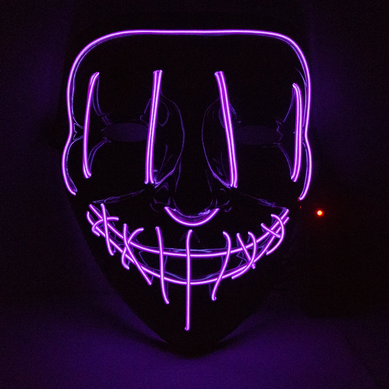 EL Mask Halloween Party Masquerade Masks Neon Mask Light Glow In The Dark Mascara Horror Masks Glowing Masker Purge
EL Mask Halloween Party Masquerade Masks Neon Mask Light Glow In The Dark Mascara Horror Masks Glowing Masker Purge