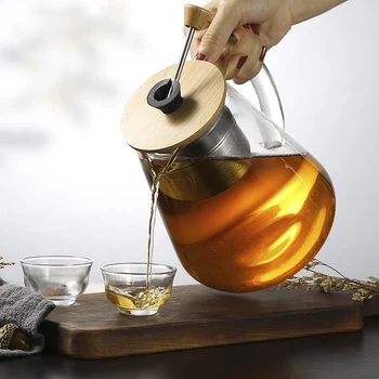 Free Shipping 1500ml Premium Glass Teapot With Stainless Steel Tea Infuser/With Filter Heat Resistant Glass/Tea Strainer Teapot
Free Shipping 1500ml Premium Glass Teapot With Stainless Steel Tea Infuser/With Filter Heat Resistant Glass/Tea Strainer Teapot
