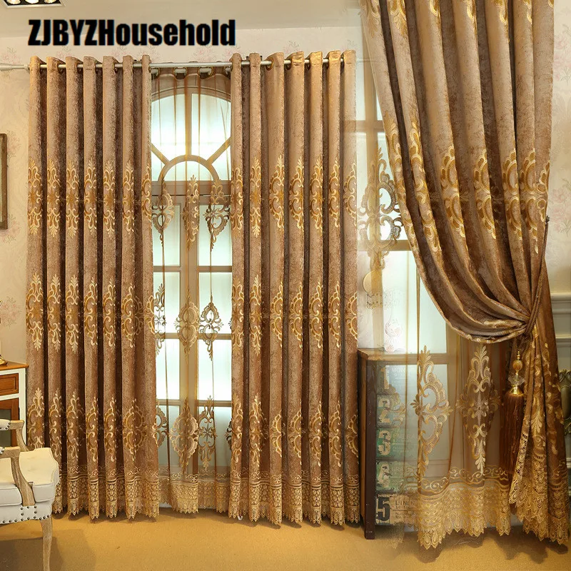 2018 The New Pop Chenille Embroidery Elegant Curtains for Living Room Dining Room The Bedroom Curtain Sheer Yarn High Grade
2018 The New Pop Chenille Embroidery Elegant Curtains for Living Room Dining Room The Bedroom Curtain Sheer Yarn High Grade