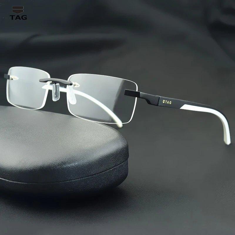 TAG Brand fashionable rimless Glasses spectacle frames men Prescription myopia glasses women optical glasses frame TH0843
TAG Brand fashionable rimless Glasses spectacle frames men Prescription myopia glasses women optical glasses frame TH0843