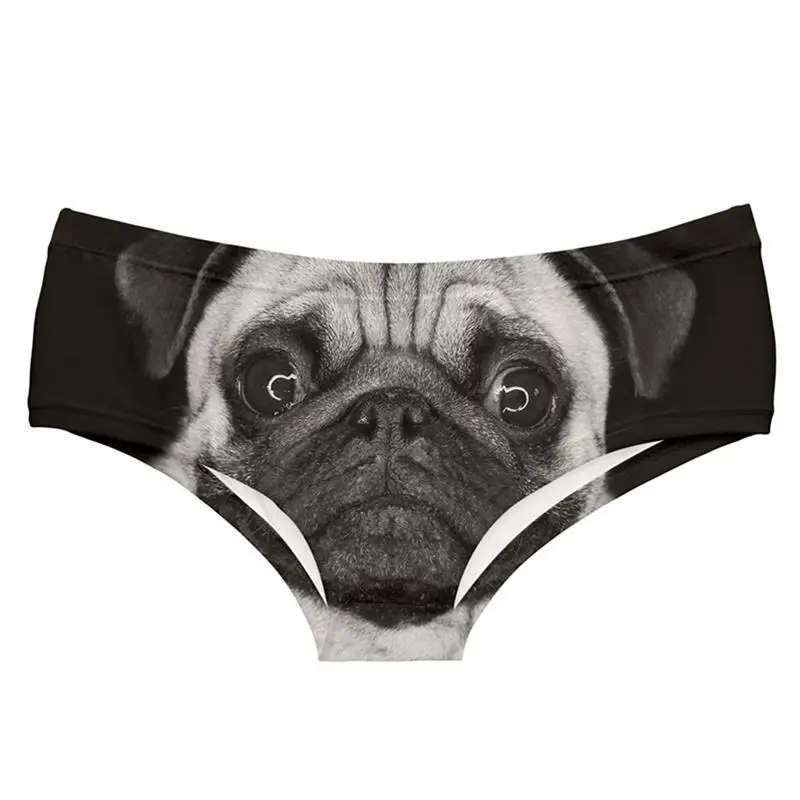 2019 New 3D Printing Underwear Lovely Dog Pug Girl Sexy Female Cute Personality Thin Breathable Panties Charms For Women
2019 New 3D Printing Underwear Lovely Dog Pug Girl Sexy Female Cute Personality Thin Breathable Panties Charms For Women