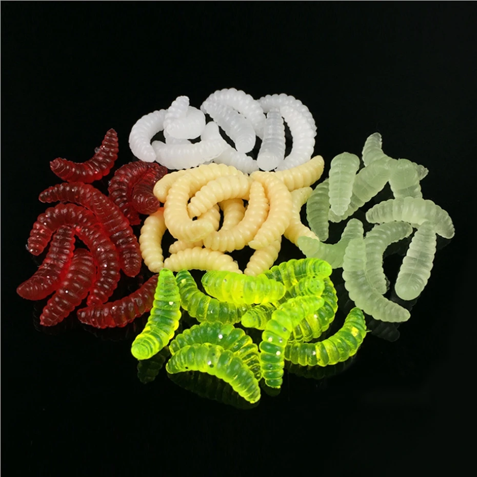 YINGTOUMAN Promotion 50PCS 2.4cm 0.5g Maggot Grub Soft Fishing Lure Hooks Smell Worms Glow Shrimps Fishing Lures
YINGTOUMAN Promotion 50PCS 2.4cm 0.5g Maggot Grub Soft Fishing Lure Hooks Smell Worms Glow Shrimps Fishing Lures