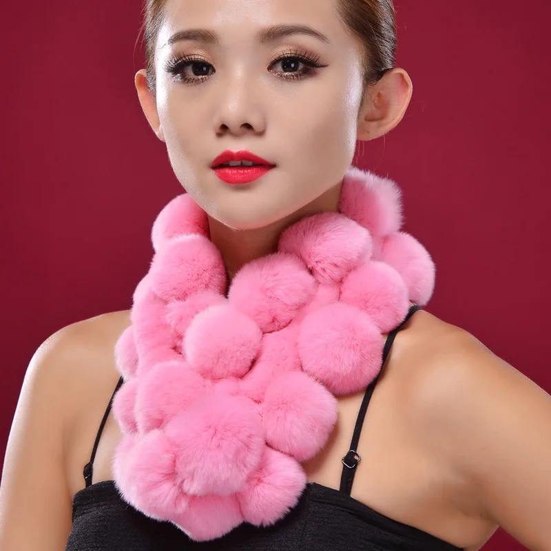 100% Natural Rex Rabbit Fur Scarf Women's Real Rex Fur balls muffler NO.SU-1505 Free Shipping
100% Natural Rex Rabbit Fur Scarf Women's Real Rex Fur balls muffler NO.SU-1505 Free Shipping