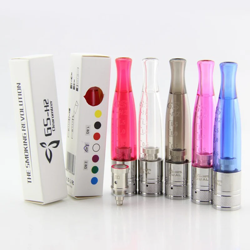 5pcs/lot Greensound GS H2 electronic cigarette Atomizer Dual Coil 2.0ml Capacity Bottom Heating no wick rainbow color Atomizer
5pcs/lot Greensound GS H2 electronic cigarette Atomizer Dual Coil 2.0ml Capacity Bottom Heating no wick rainbow color Atomizer