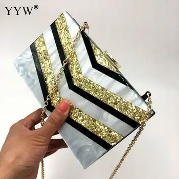 Sequined Striped Female Clutch Bag Women'S Evening Party Handbags And Purses Small Shoulder Bags For Women 2018 New Designer
Sequined Striped Female Clutch Bag Women'S Evening Party Handbags And Purses Small Shoulder Bags For Women 2018 New Designer