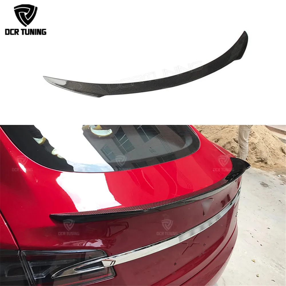 Carbon Fiber Car Rear Trunk Spoiler For Tesla Model S 4 Door Sedan 2012 - UP Carbon Spoiler Gloss Black Finish Car styling
Carbon Fiber Car Rear Trunk Spoiler For Tesla Model S 4 Door Sedan 2012 - UP Carbon Spoiler Gloss Black Finish Car styling