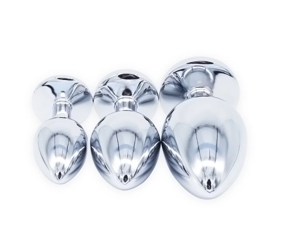 DOMI 3pcs/Set Small Medium Big Stainless Steel Metal Anal Plug Dildo Sex Toys Products Butt Plug Gay Anal Beads 11 DOMI 3pcs/Set Small Medium Big Stainless Steel Metal Anal Plug Dildo Sex Toys Products Butt Plug Gay Anal Beads 11