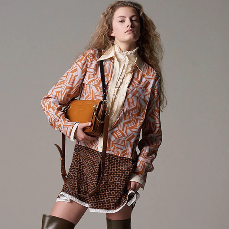 2019 Spring Star Style Elegant Long-sleeved Shirt-collar Dress with The Same Style of Piano Pleats Print A-Line Women Dress
2019 Spring Star Style Elegant Long-sleeved Shirt-collar Dress with The Same Style of Piano Pleats Print A-Line Women Dress