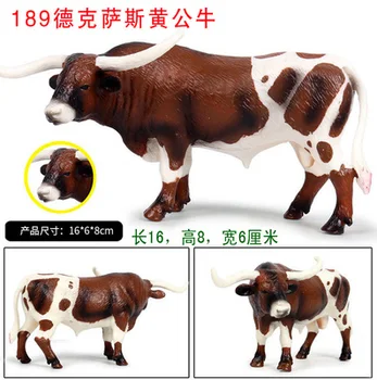 Holstein Bull Fulaiweihe cow Simon Tal Bull Wild animal Model Black Quarterma Flying Elf solid pendulum sculpture Home Art