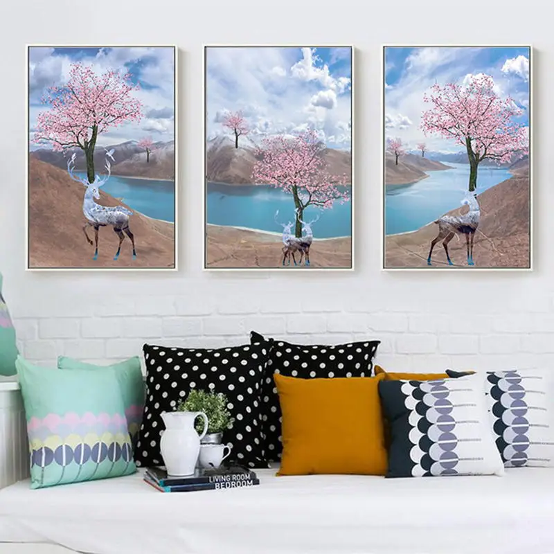 Diamond Painting By Number Diamond Embroidery Peach Tree Reindeers Mountain White Clouds 5D DIY Diamond Painting Cross Stitch
Diamond Painting By Number Diamond Embroidery Peach Tree Reindeers Mountain White Clouds 5D DIY Diamond Painting Cross Stitch