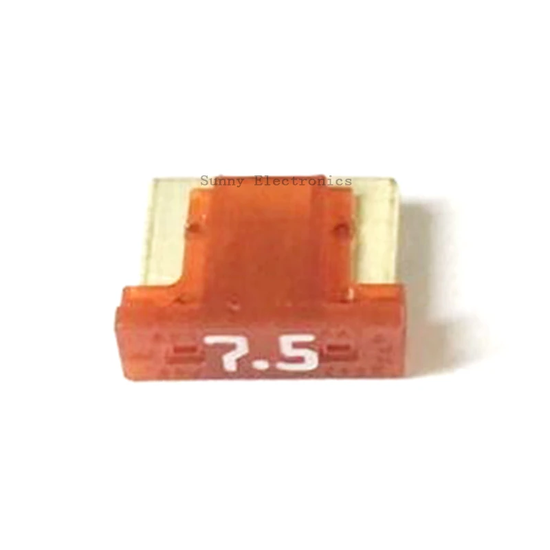 10pcs 7.5A fuses Micro Short Low profile Mini blade 15A amp APS/ATT fuse for Honda Toyota Lexus
10pcs 7.5A fuses Micro Short Low profile Mini blade 15A amp APS/ATT fuse for Honda Toyota Lexus
