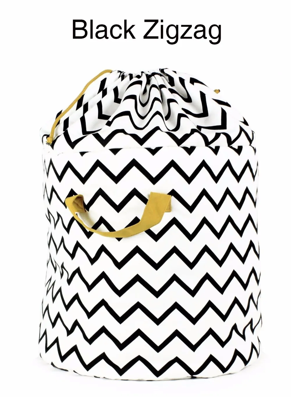 black zigzag