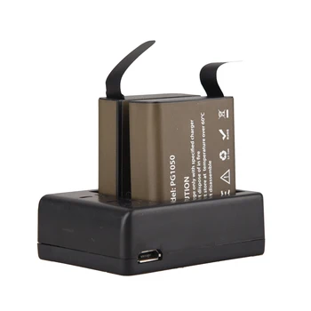 2x1050Mah Rechargeable Sport Action Camera Battery with Dual Chargr For EKEN H9R H3R H8PRO SJCAM SJ4000 SJ5000 Sports DV Bateria
2x1050Mah Rechargeable Sport Action Camera Battery with Dual Chargr For EKEN H9R H3R H8PRO SJCAM SJ4000 SJ5000 Sports DV Bateria