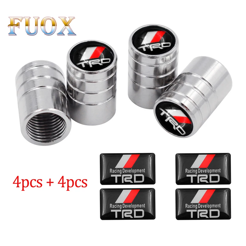 4Pcs+4Pcs Car-styling Wheel Air Cover Tight Rims Car Sticker For Toyota CROWN COROLLA REIZ TRD Racing LOGO Tire car accessories
4Pcs+4Pcs Car-styling Wheel Air Cover Tight Rims Car Sticker For Toyota CROWN COROLLA REIZ TRD Racing LOGO Tire car accessories