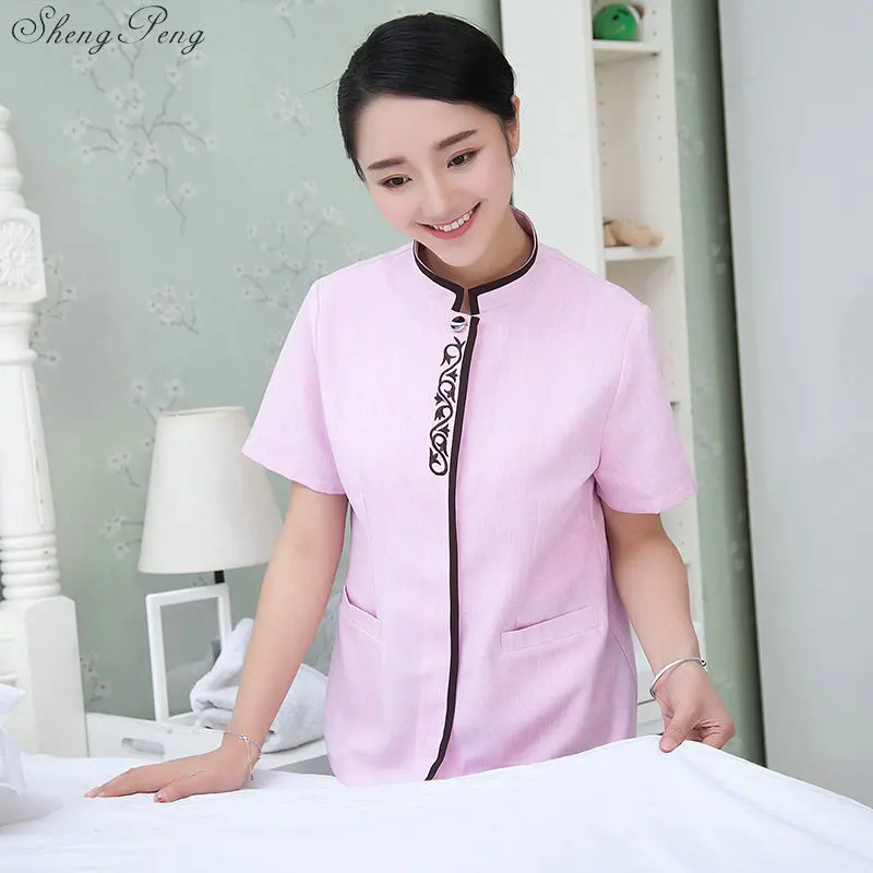 Housekeeping uniforms Hotel uniform Restaurant waitress uniforms waitress uniform pastry housekeeping clothing Q408
Housekeeping uniforms Hotel uniform Restaurant waitress uniforms waitress uniform pastry housekeeping clothing Q408