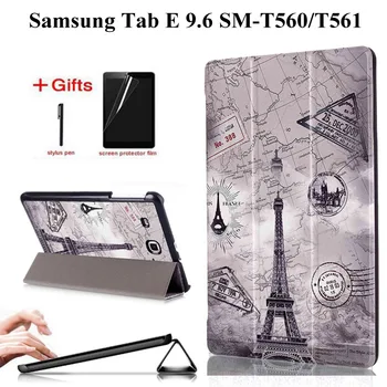 Slim PU Leather Case For Samsung Tab E 9.6 T560 T561 cover funda For Samsung GALAXY Tab E 9.6 T560 SM-T560 tablet case+Film+Pen
Slim PU Leather Case For Samsung Tab E 9.6 T560 T561 cover funda For Samsung GALAXY Tab E 9.6 T560 SM-T560 tablet case+Film+Pen