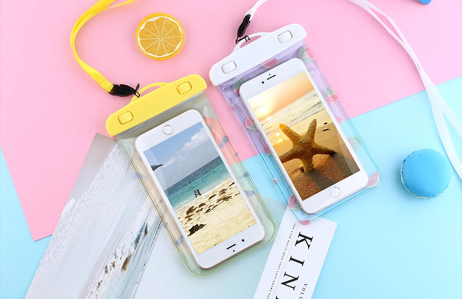 KISSCASE Waterproof Case For iPhone 6 7 Plus Samsung S7 S8 Huawei P8 P9 P10 Lite Redmi 4x Cases Silicon Summer Phone Bags Cover (6)