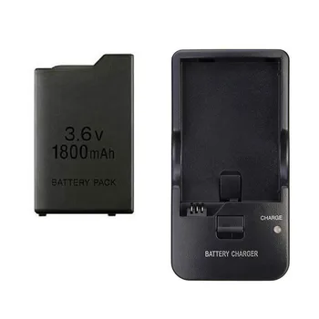 3.6V 1800mAh Rechargeable Battery Power Pack Replacement + Desktop Dock Charger For Sony PlayStation Portable PSP 1000 Console
3.6V 1800mAh Rechargeable Battery Power Pack Replacement + Desktop Dock Charger For Sony PlayStation Portable PSP 1000 Console
