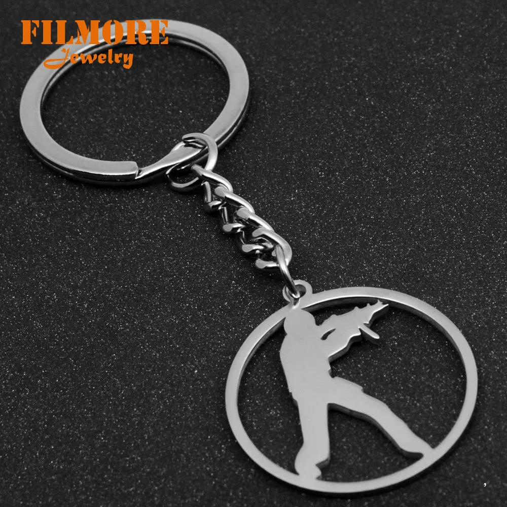 Game CSGO Metal Keychain Counter Strike CS GO Alloy Key Chains for Men Male Keying Porte Clef Chaveiro Backpack Accessories
Game CSGO Metal Keychain Counter Strike CS GO Alloy Key Chains for Men Male Keying Porte Clef Chaveiro Backpack Accessories