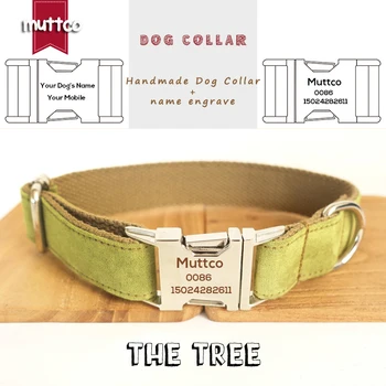 MUTTCO custom pet collar retailing self-design dog collar THE TREE engraved metal buckle 5 sizes dog collar and leash UDC031
MUTTCO custom pet collar retailing self-design dog collar THE TREE engraved metal buckle 5 sizes dog collar and leash UDC031