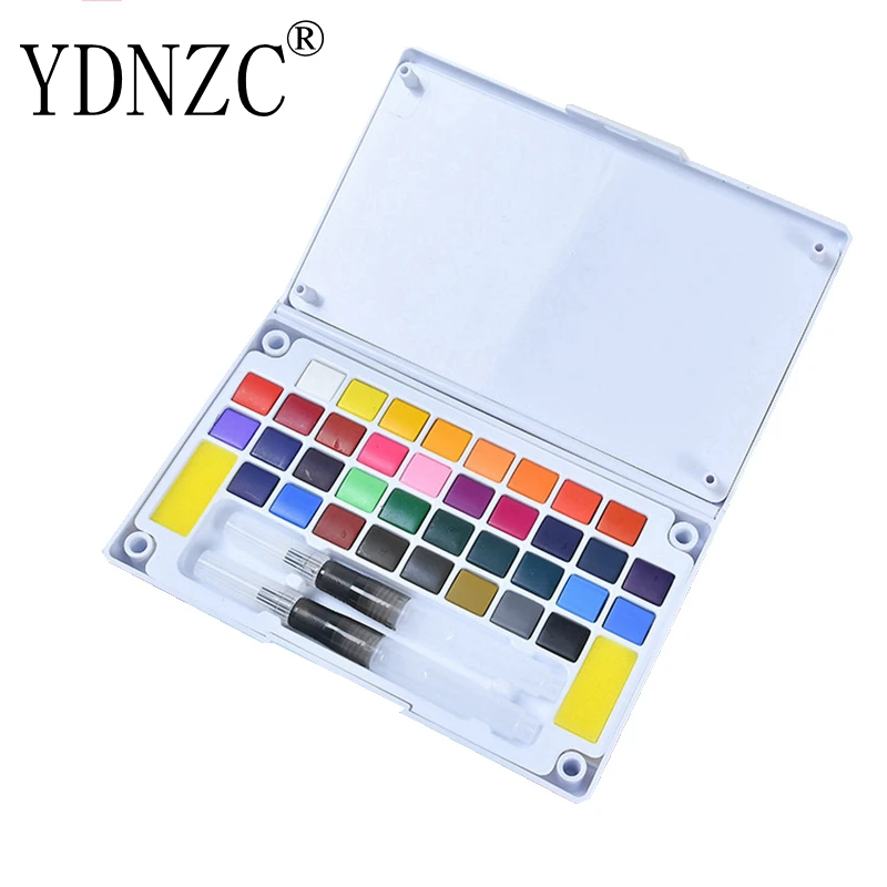 12/24/36 colour Professional advanced portable solid watercolor paint set brush bright color paint set art painting supplies
12/24/36 colour Professional advanced portable solid watercolor paint set brush bright color paint set art painting supplies