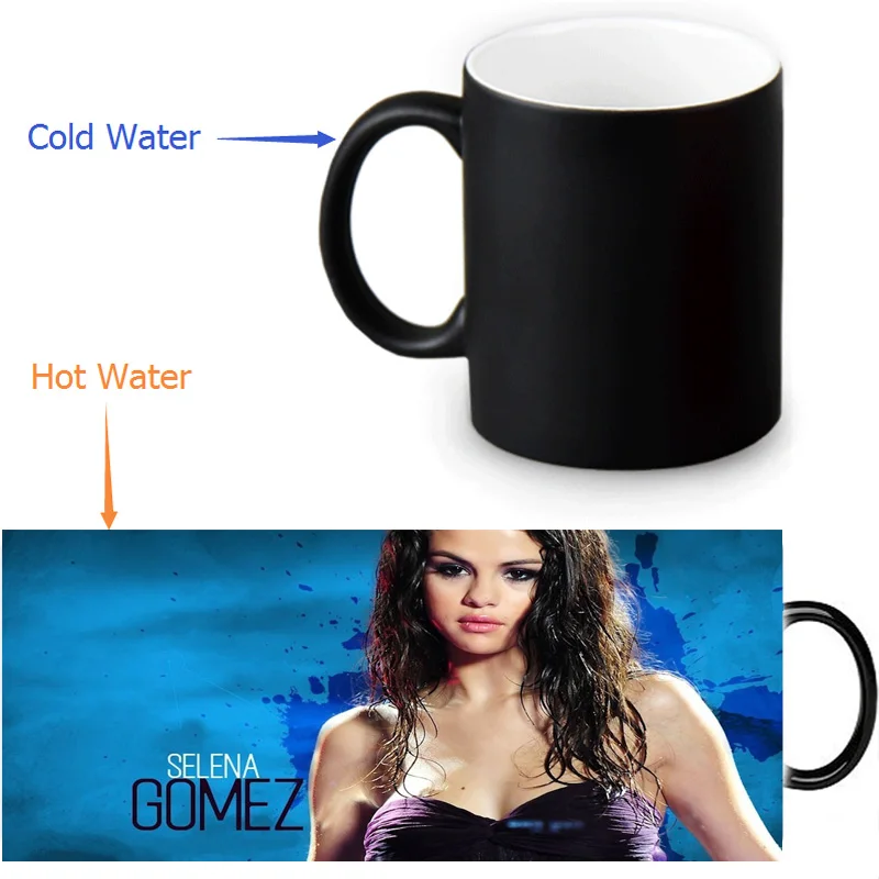 Selena Gomez Heat Sensitive Color Transforming Magic Milk Tea Coffee Mug Cold Hot Heat Morph Tea Mug
Selena Gomez Heat Sensitive Color Transforming Magic Milk Tea Coffee Mug Cold Hot Heat Morph Tea Mug