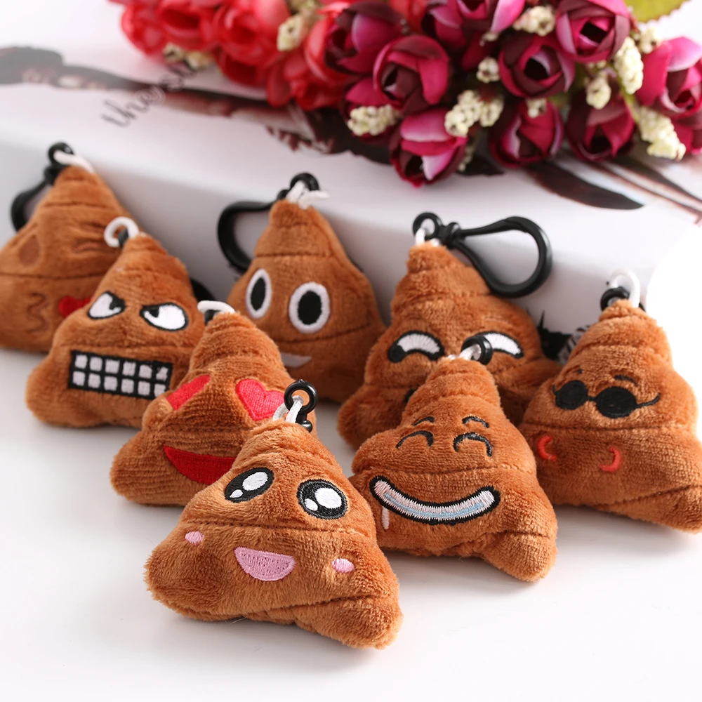 2PC Fashion Emoji Smiley Emoticon Soft Stuffed Plush Poo Shape Keyring Keychain Cushion Doll keychains 8 Styles
2PC Fashion Emoji Smiley Emoticon Soft Stuffed Plush Poo Shape Keyring Keychain Cushion Doll keychains 8 Styles