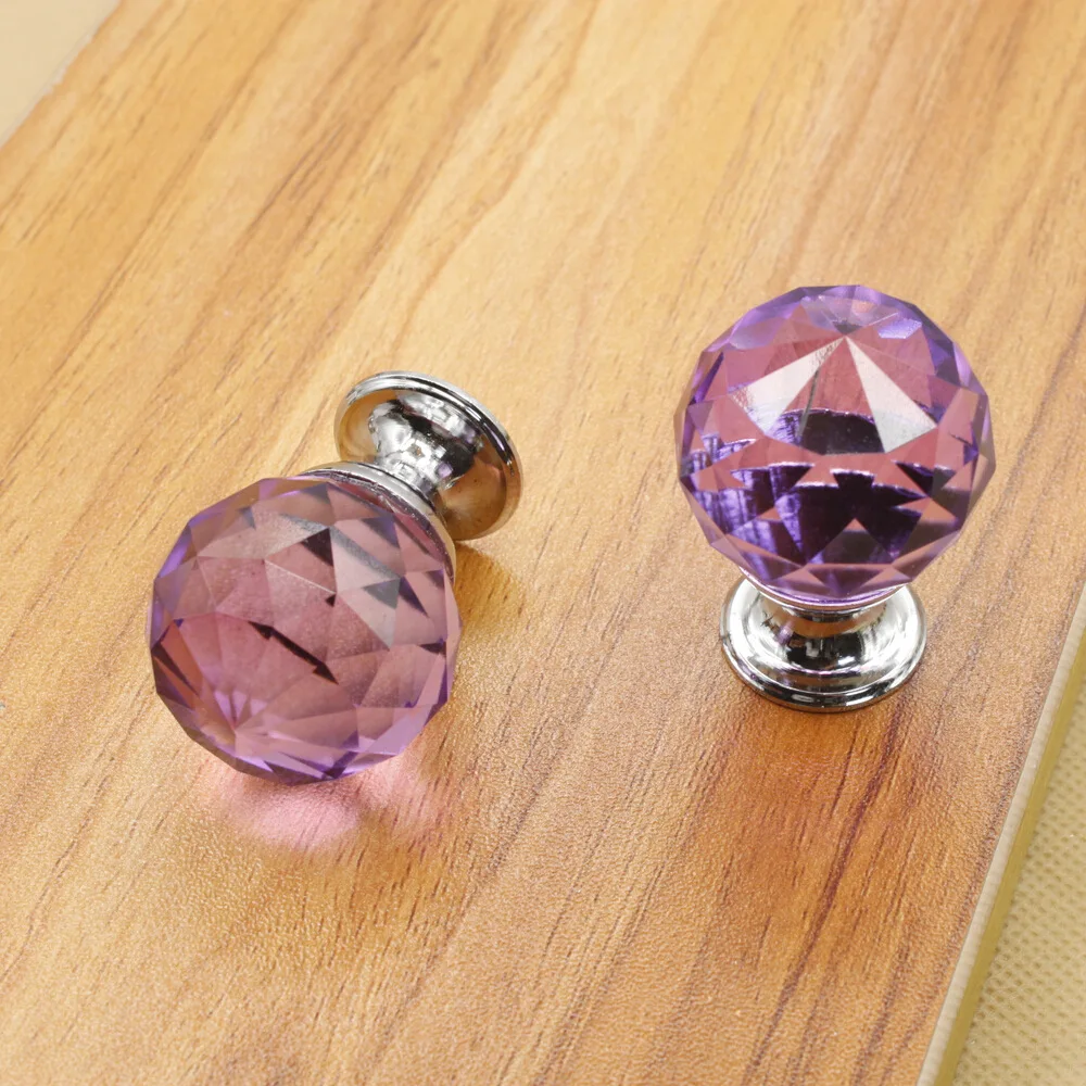 Modern Purple Wardrobe Drawer Cupboard Wine Cabinet Hand Grip Crystal Ball Shake Handshandle Crystal Handle Knob 2004
Modern Purple Wardrobe Drawer Cupboard Wine Cabinet Hand Grip Crystal Ball Shake Handshandle Crystal Handle Knob 2004